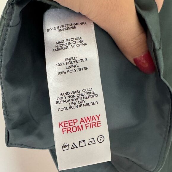 Jason Wu Teal Cropped Satin Vest Medium - Picture 6 of 6